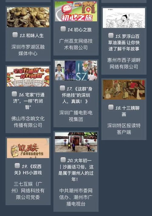 第七屆廣東省網(wǎng)絡(luò)文化精品投票啟動 以票傳情，為優(yōu)秀網(wǎng)絡(luò)作品喝彩
